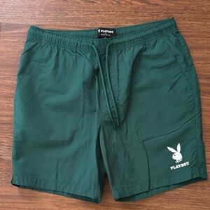 PLAYBOY Dark Green shorts